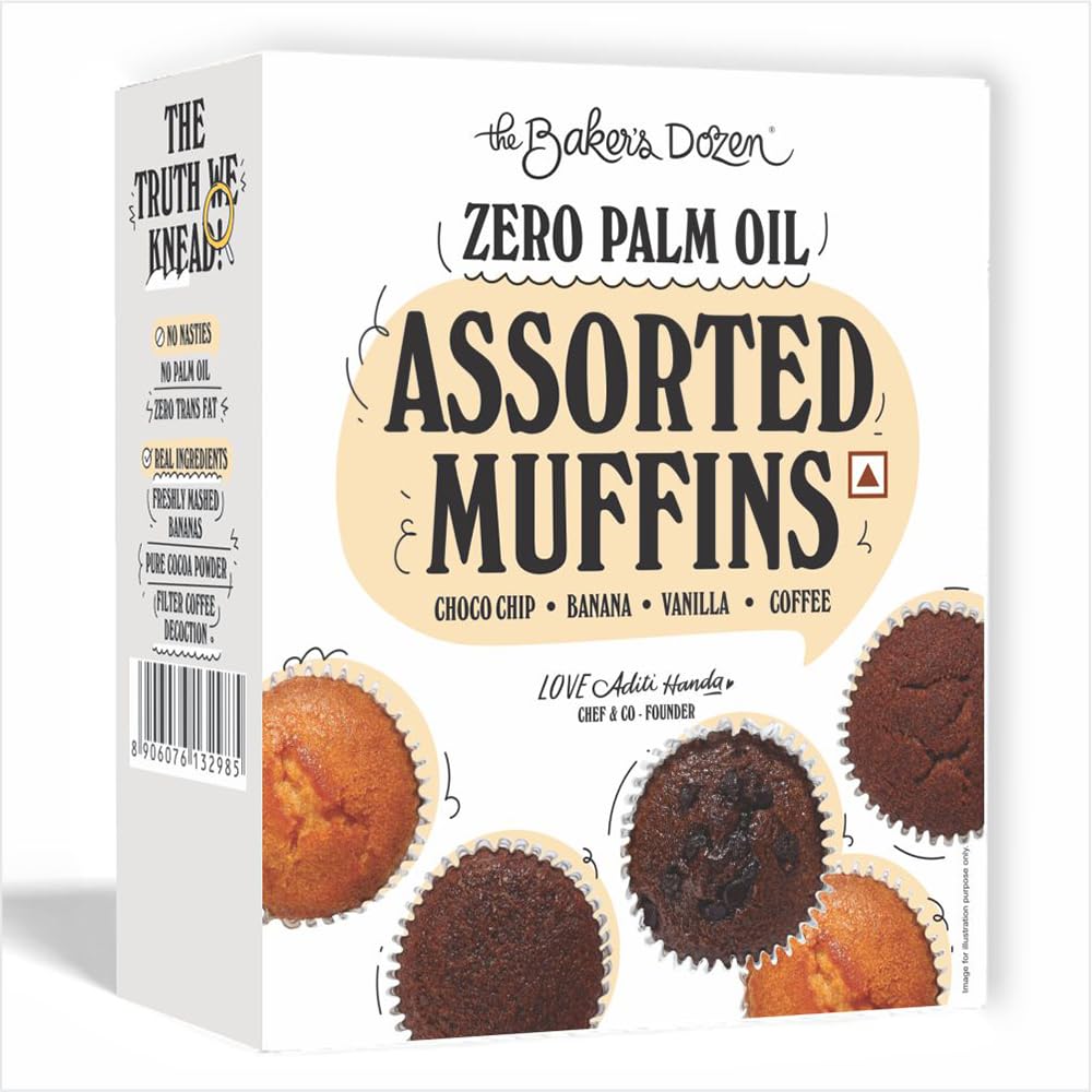 The Baker's Dozen Assorted Muffins,165 gm