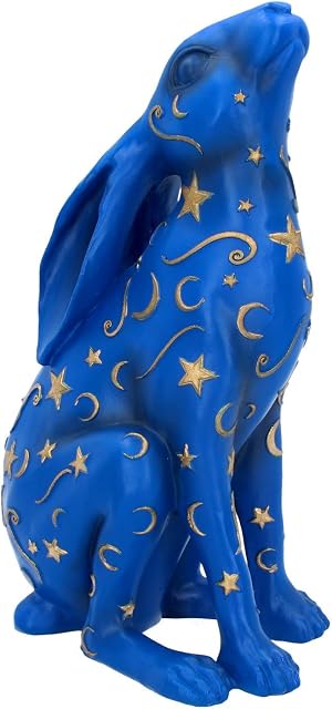 Nemesis Now Lepus Hare Figurine, Blue, 26cm