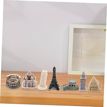 Amazon.co.jp: WHAMVOX 7pcsミニチュアビッグベンモデル 建築