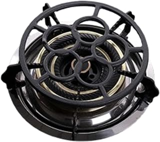 Cooktop Ring Support - Iron Wok Pan Holder Rack, Non-Slip Stove Ring Stabilizer | Small Pot Compact Burner Insert Skillet, Kitchen Cooking Rack for Coffee Maker or Frying Pan Use