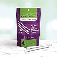 Vista 7 de Intimate Rose Aplicador de supositorios vaginales de 15 unidades, se adapta a la mayoría de supositorios de ácido bórico y supositorios vaginales