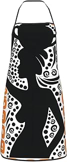 zsst Fartuch z kieszeniami dla kobiet mężczyzn starożytna greka kobieta średniowieczne czarne fartuchy do kuchni szefa kuchni gotowanie grill fryzura