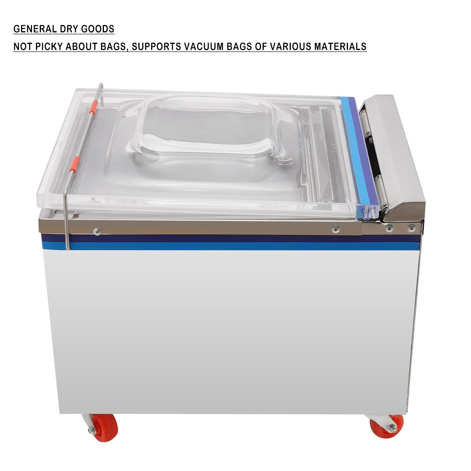 Pakowarka Próżniowa Komorowa, Automatyczna Pakowarka Próżniowa Komercyjna O Mocy 360 W Ze Stali Nierdzewnej, Długość Zgrzewania 32 Cm, Regulacja Czasu, Do Towar