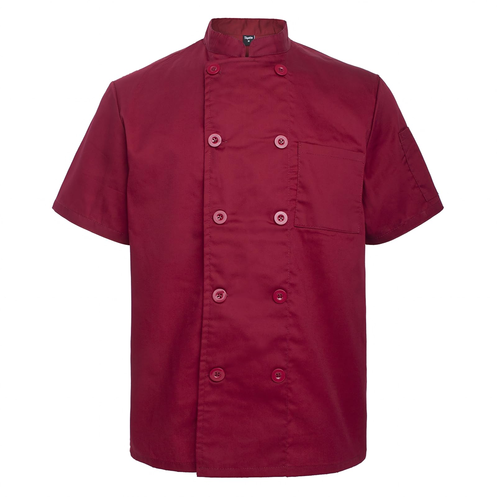 TopTie Unisex Short Sleeve Chef Coat Jacket