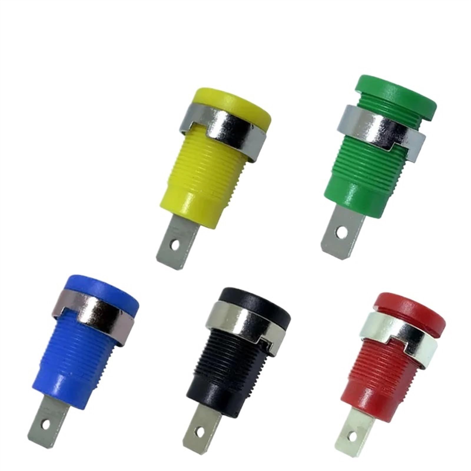 Lot de 100 bornes de liaison banane jack pour 4 mm (50R)