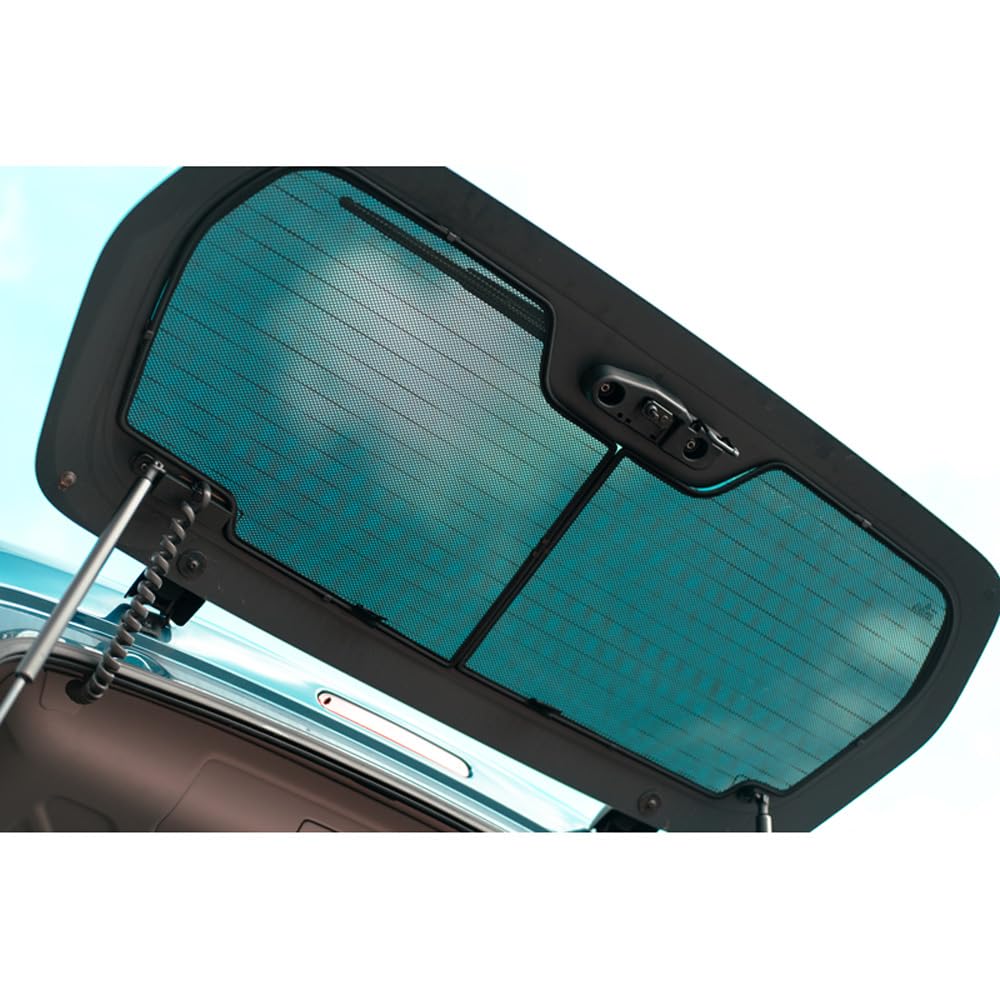CAR SHADES Juego Compatible con Citroen Berlingo Multispace 2018- (sólo para el portón Trasero con luneta abrible) (6-Partes) cortinillas Parasol a Medida