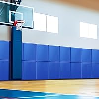 Vista 8 de Liliful Protector de pared para gimnasio, protector de pared, duradero, impermeable, para cancha de baloncesto, con cinta de doble cara