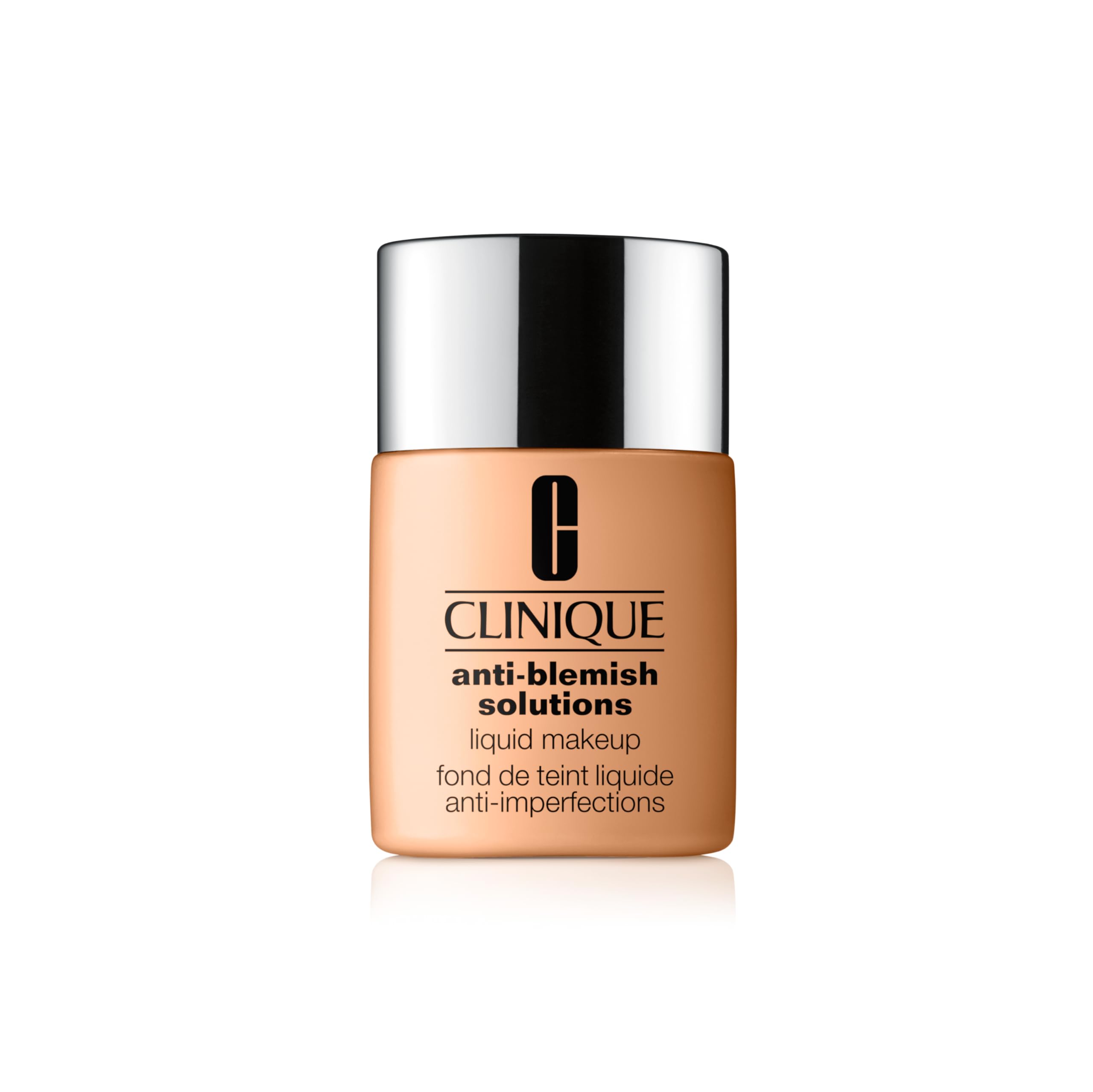 Clinique Anti-Blemish Solutions Liquid Foundation Makeup With Salicylic Acid For Dry Combination To Oily Skin Types | Medium Coverage, Natural Matte Finish