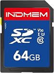INDMEM SD Card 32GB (5 Pack) - SDHC Flash Memory Card UHS-I U1 Class 10 High-Speed Full HD Video Compatible with Digital Point-and-Shoot Cameras, HD Camcorders, DSLR and PC