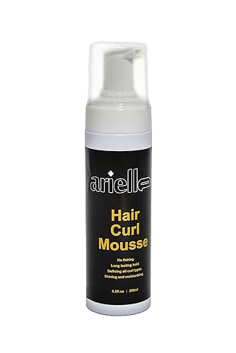 Arielle - Mousse de espuma para esculpir extra cuerpo para el cabello, se espesa + los mejores rizos, proporciona una sujeción duradera y sin