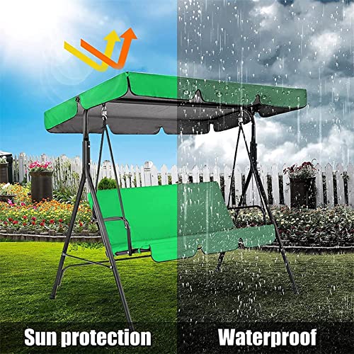 Protector impermeable verde para columpio de terraza y piscina 4