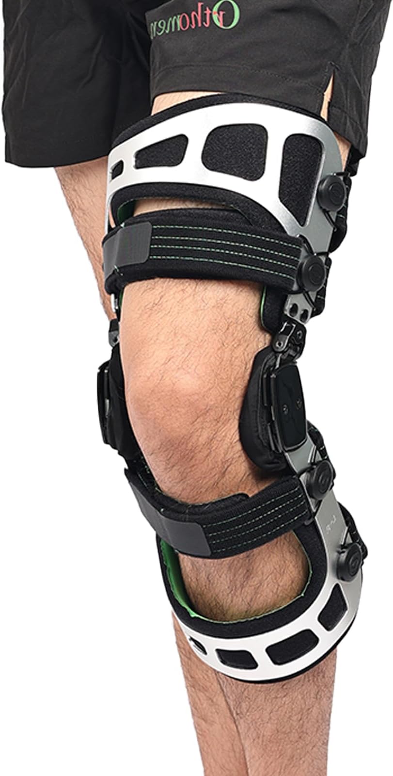 Double OA Knee Brace Booster Instability of Ligament Injury & Protect Knee Joint after Knee Surgery Medial & Lateral Support (M/Left)