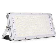 Ankishi 100W LED Floodlight Outdoor, Super Bright 10000LM Outdoor Security Lights, IP65 Waterproof Flood Lighting, 6500K Cool White Wall Light Outdoor Lights for Garage Patio Backyard Front Yard [Energy Class G]