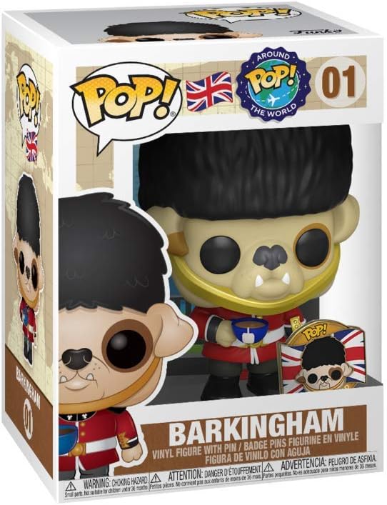 Funko Around The World: Barkingham (UK) POP Vinyl Figure with Pin #1