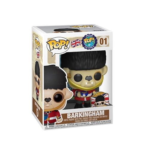 Sale Funko Around The World: Barkingham (Uk) Pop Vinyl Figure With Pin #1