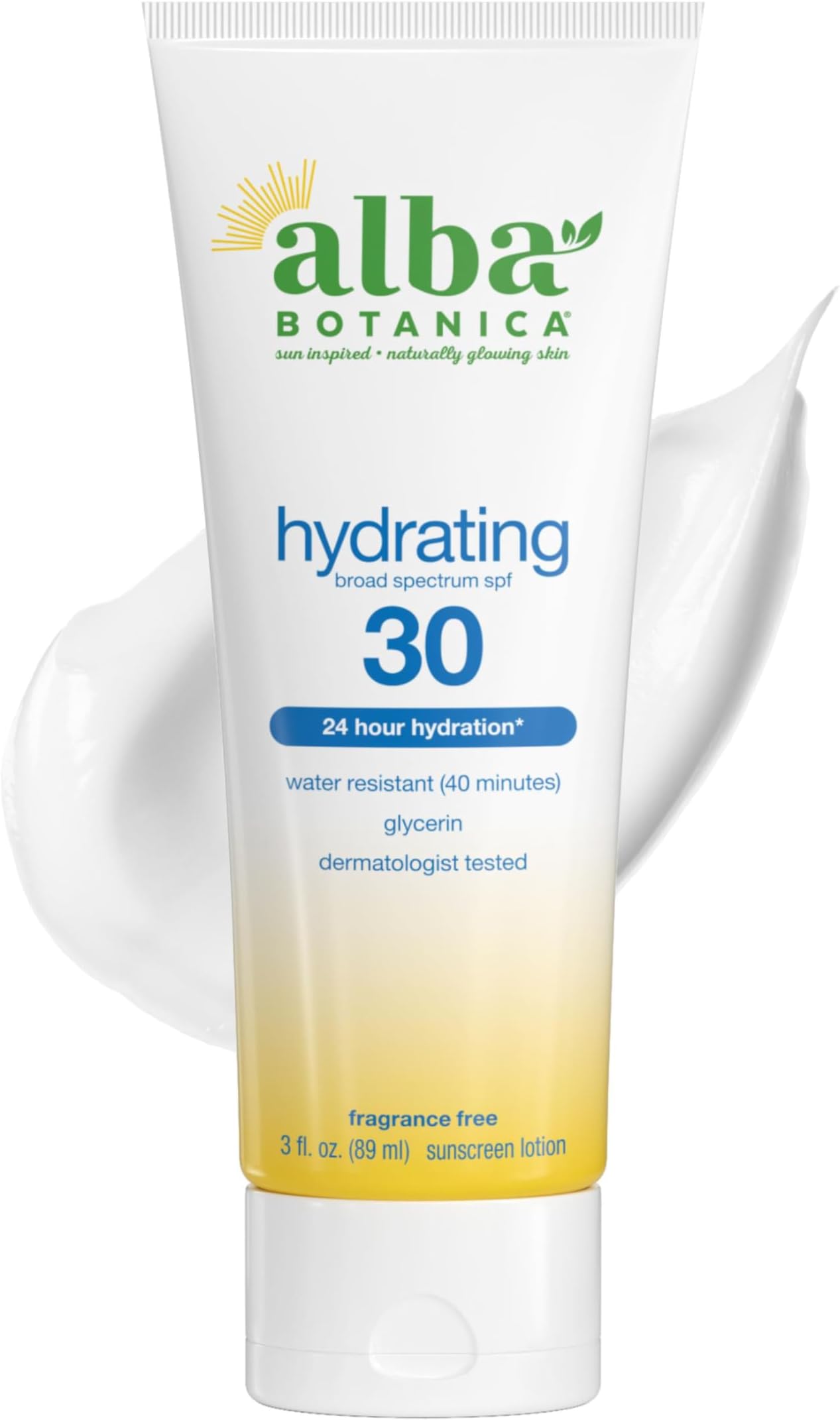 Alba Botanica Hawaiian, Aloe Vera Sunscreen SPF 30, 4 Ounce