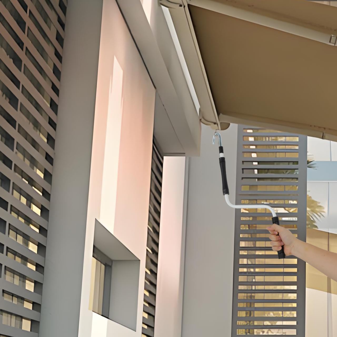 BESPORTBLE Markisenkurbel, manueller Aufwickler, stabiles Handgetriebe, Hardware, Baldachin, Beschläge, Outdoor, Terrasse, Regen, einziehbar, langlebig, Zubehör, Sonnenschutz und Schutz, ergonomisches
