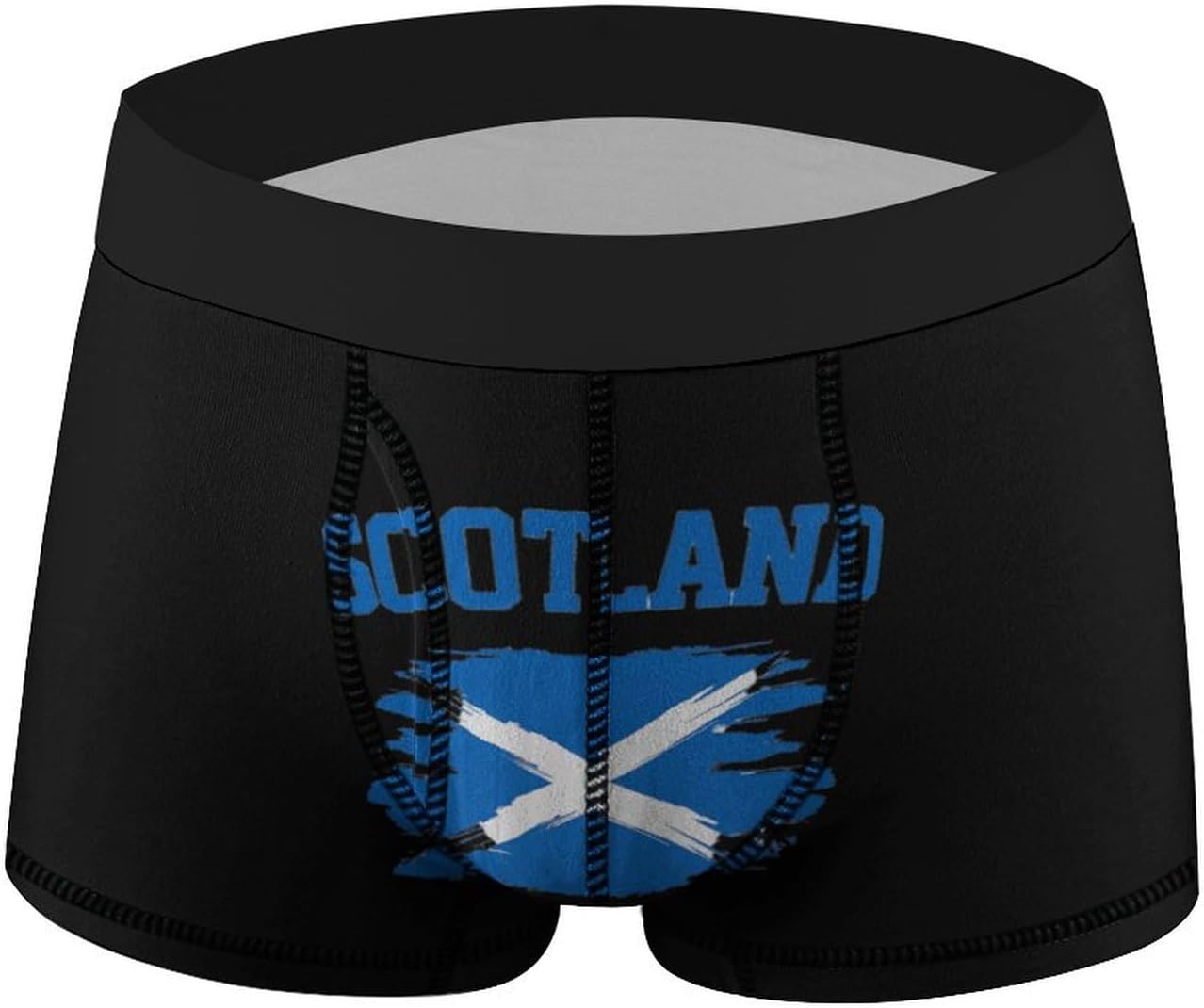 Scotland Flag Novelty Men's Trunks Soft Breathable Underwear Patterned Stretch Briefs