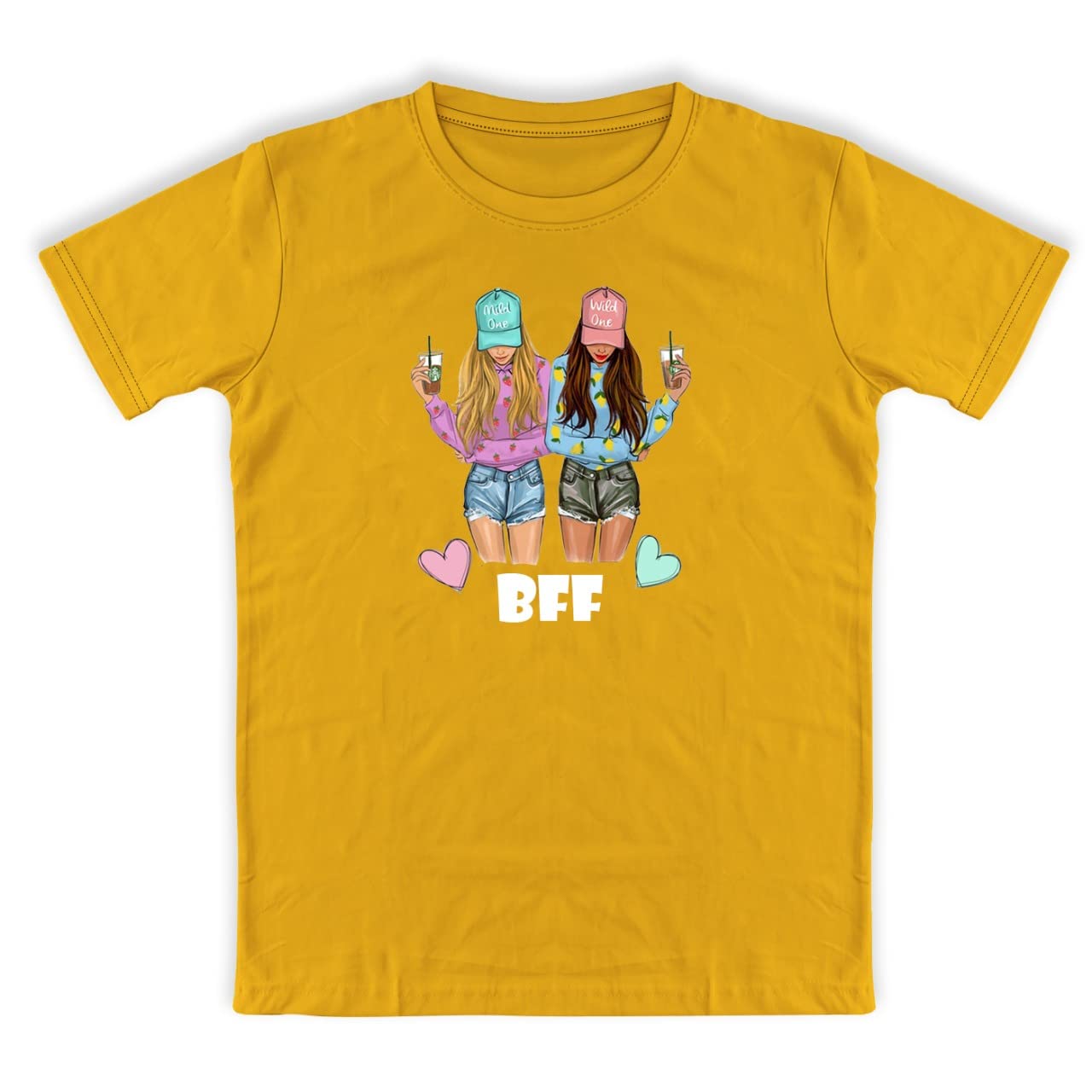 TRENDYWAY INWomen's Girls BFF(Friends) T-shirts