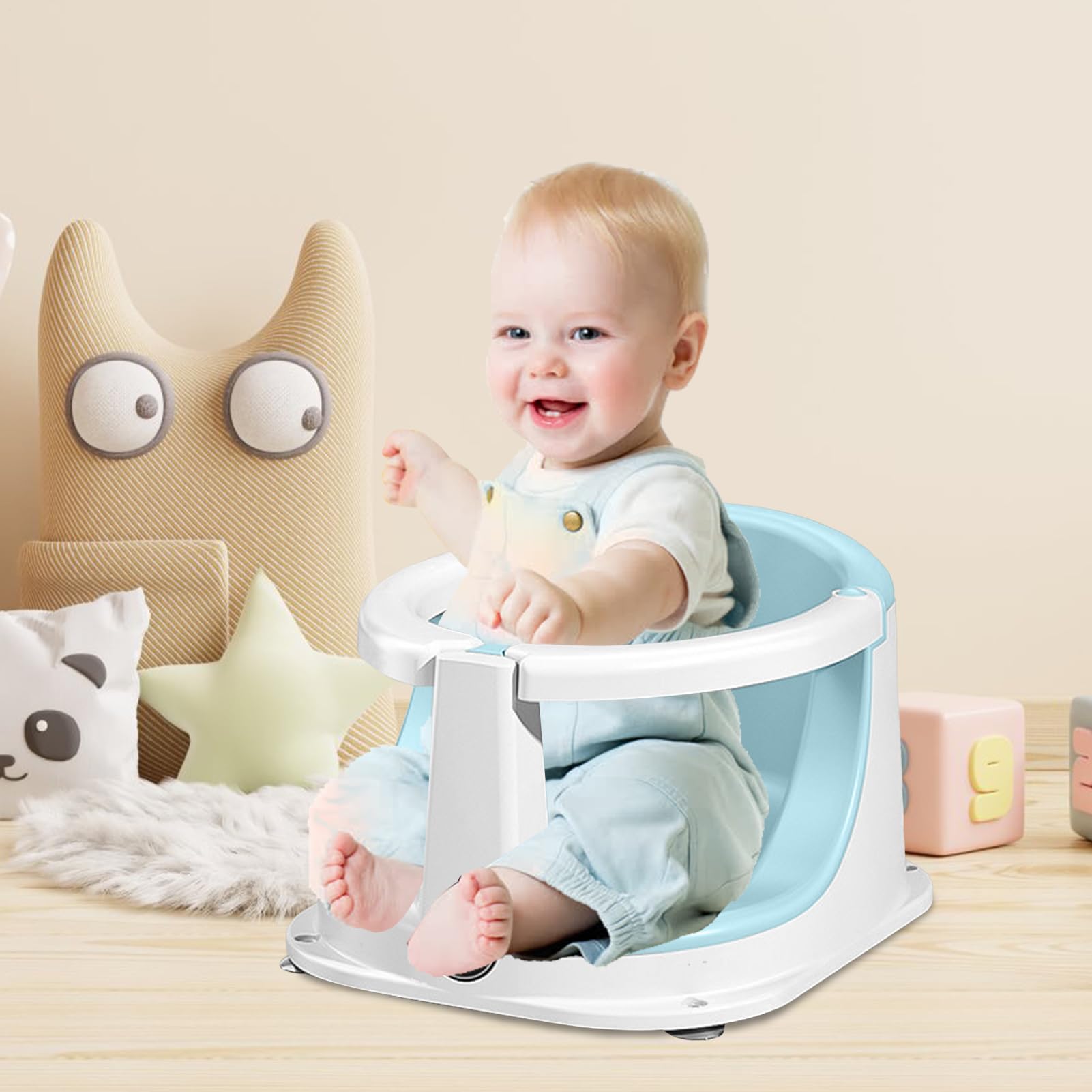 Asiento De Baño Para Bebés - Asiento De Baño Sentado Para Niños