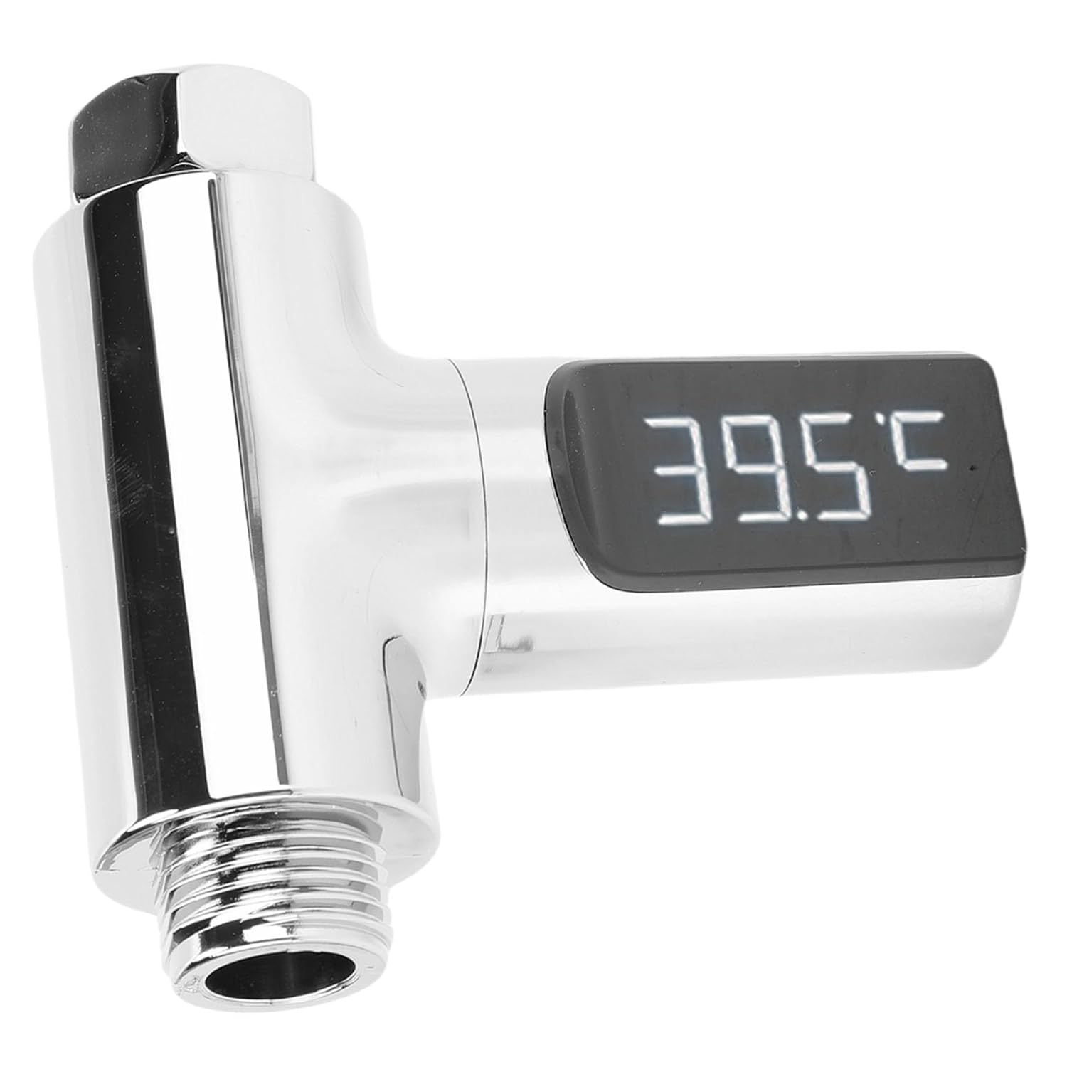 FTVOGUE Termómetro de ducha LED, termómetro digital de flujo de agua de lectura instantánea con pantalla LCD grande, para baño, cocina, grifo y