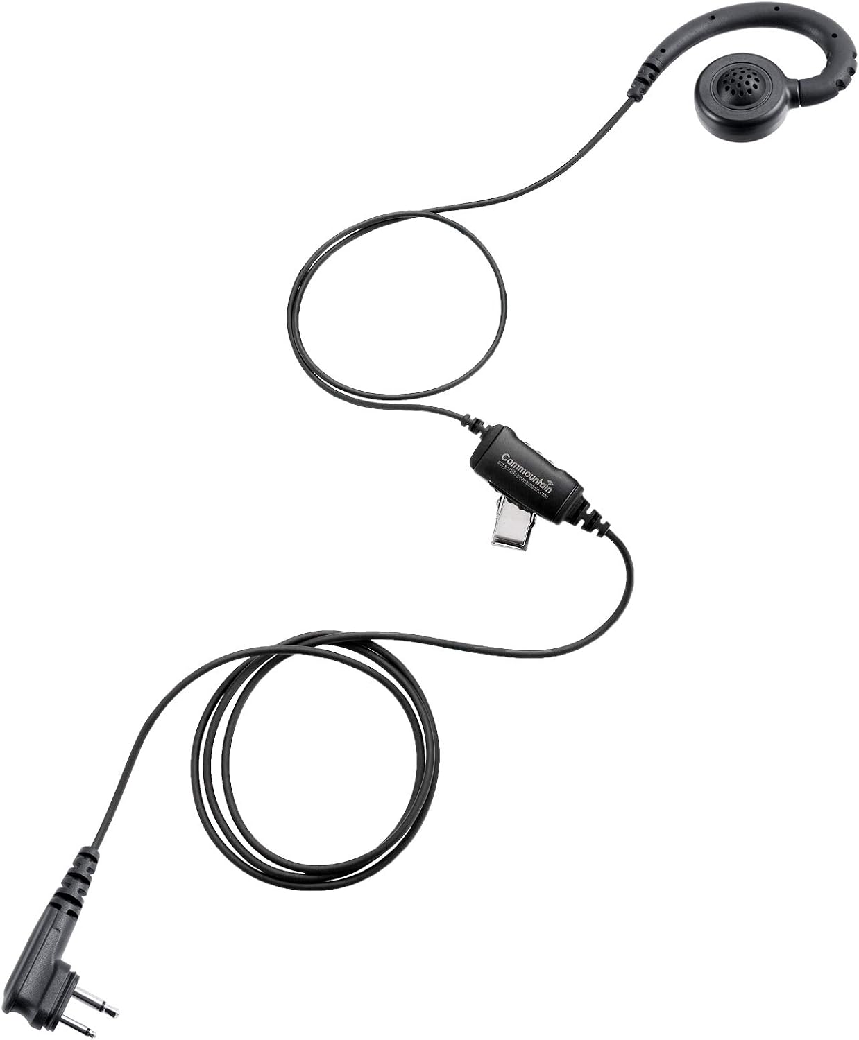 Swivel Earpiece w/in-Line Mic/PTT for Motorola Radios CLS 1410 CLS 1110 DTR410 DTR550 DTR600 DTR700 RDU4100 RDU4160D RMU2040 RMU2080D RMU2080 DLR1020 VL50 CLS1410 CLS1110, Replace HKLN4604 Headset