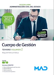 Cuerpo de Gestión de la Administración Civil del Estado . Temario volumen 2