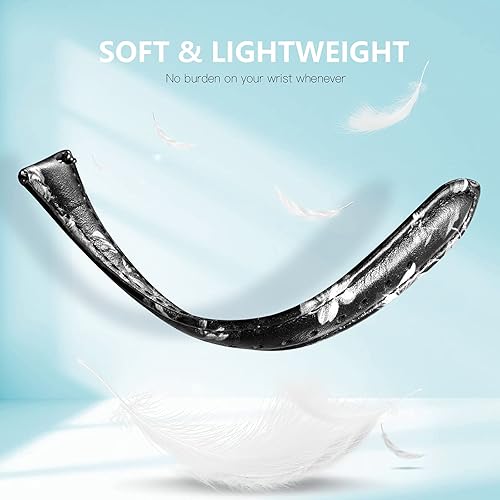 Miniatura 2 de GEAK Correas de cuero delgadas compatibles con Samsung Galaxy Watch 6 5 1.575 in 1.732 inGalaxy Watch 5 Pro 1.772 inGalaxy Watch 4 1.732 in 1.575