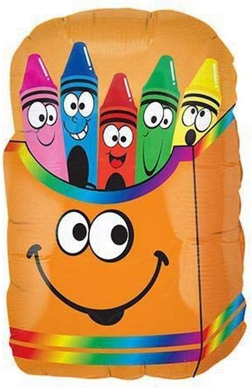 Betallic 015450 Crayon Smiley Box, 28", Multicolor
