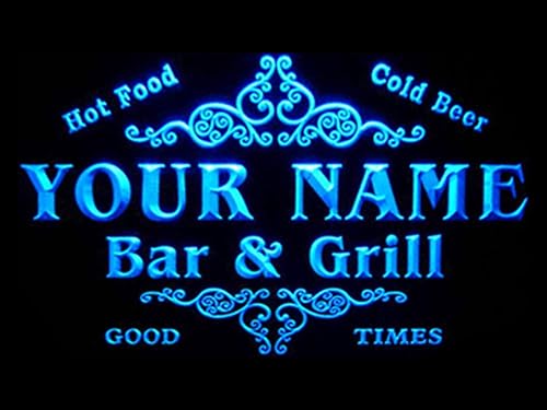 ADVPRO u-tm-b Nombre Personalizado Familia Bar & Grill Cerveza Home Bar LED Neon Sign