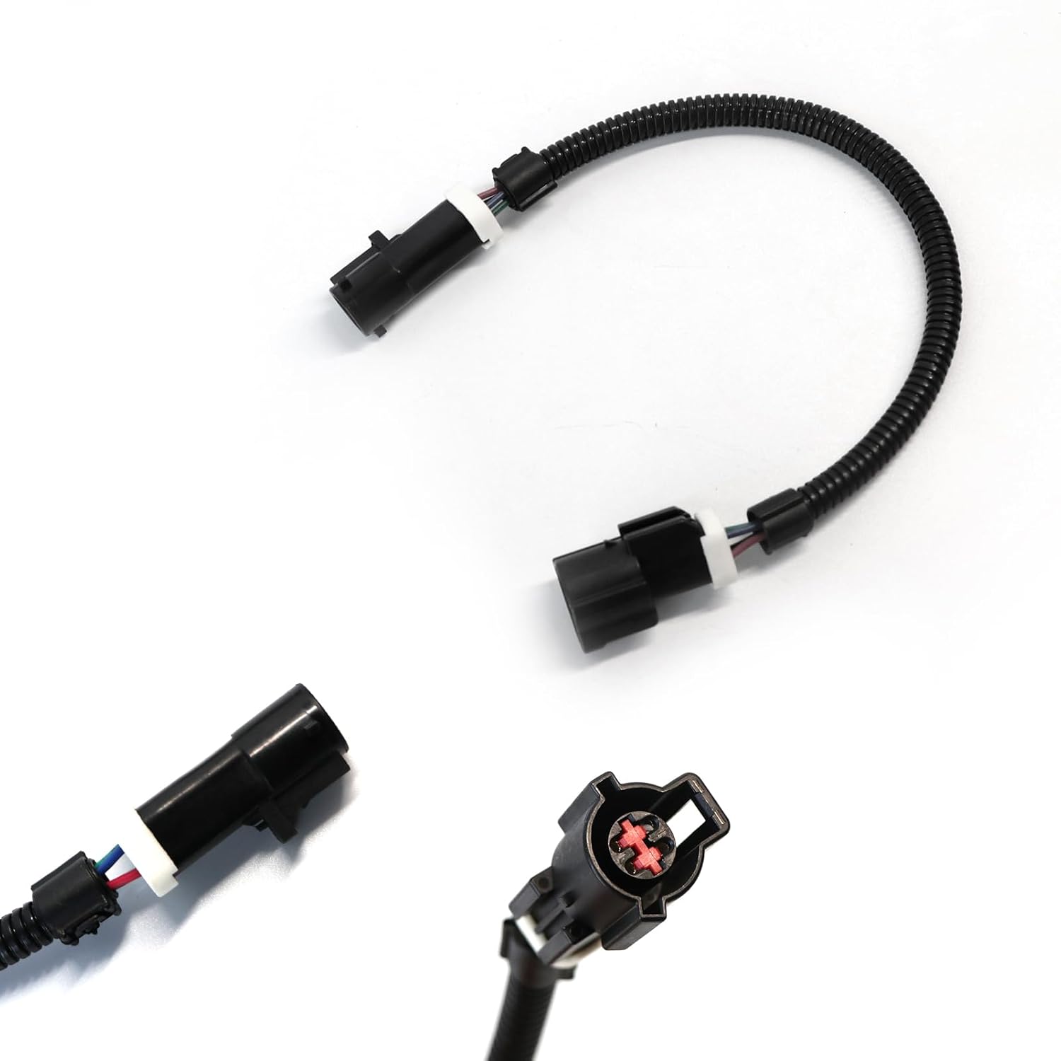 2Pcs 12" 4 Pin O2 Oxygen Sensor Extension Harness Wires for 1987-2009 Ford Mustang 4.6L, 5.0L, 351W