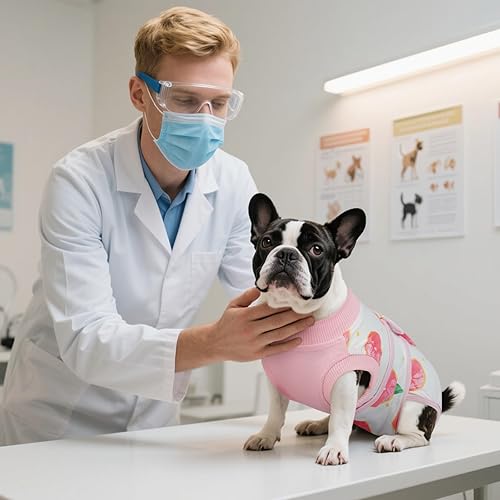 Miniatura 38 de Kuoser Traje de recuperación para perros y gatos después de la cirugía, camisa profesional de recuperación de mascotas, vendajes para heridas