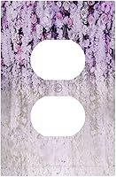 Vista 227 de Placa de pared de tortugas marinas, hierba oceánica, medusas, peces y algas marinas, placa de pared de doble palanca, cubierta de interruptor de luz