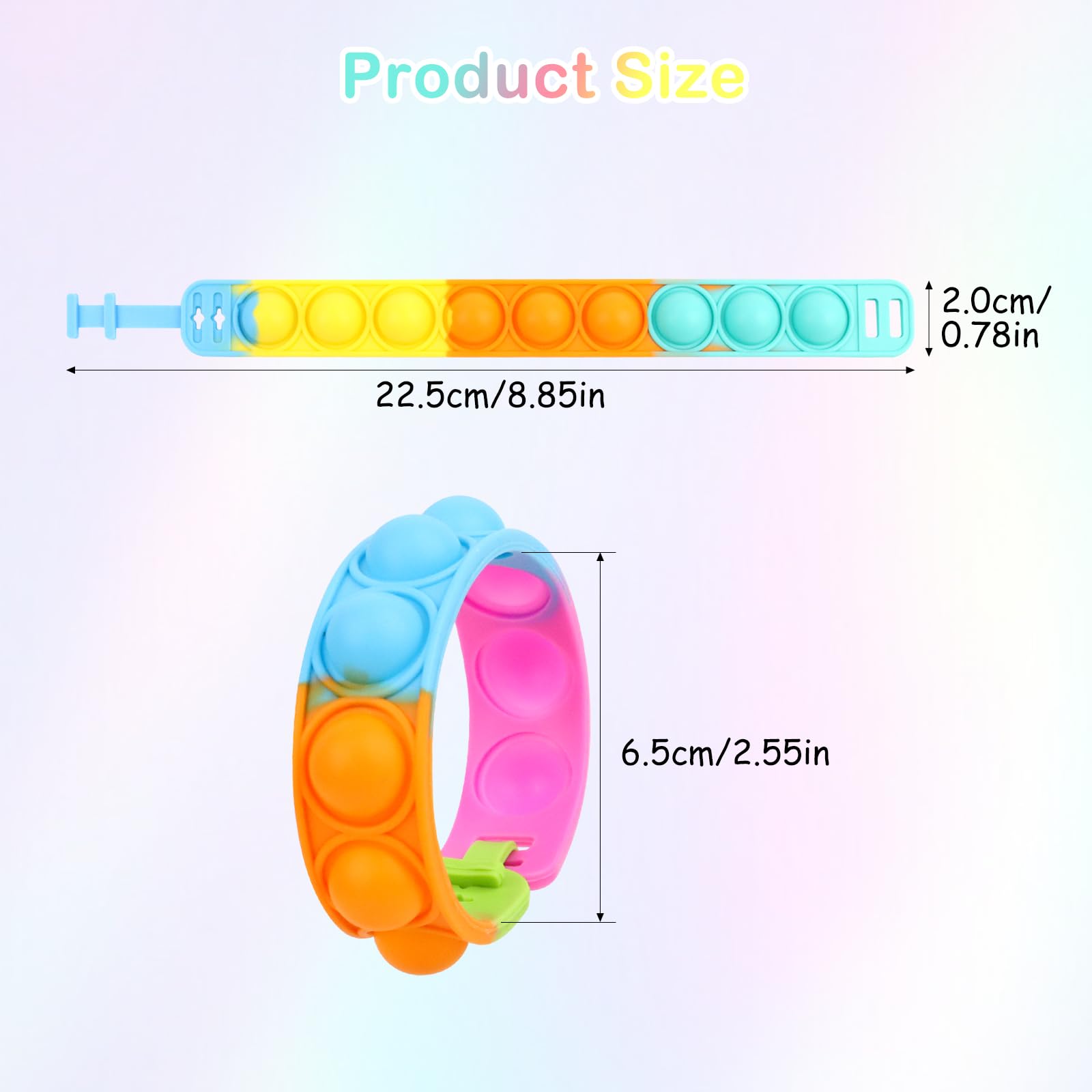Paquete De 3 Push Pop Bubble Sensory Fidget Toy Autismo... | Cuotas sin interés Paquete De 3 Push Pop Bubble Sensory Fidget Toy Autismo... | Cuotas sin interés