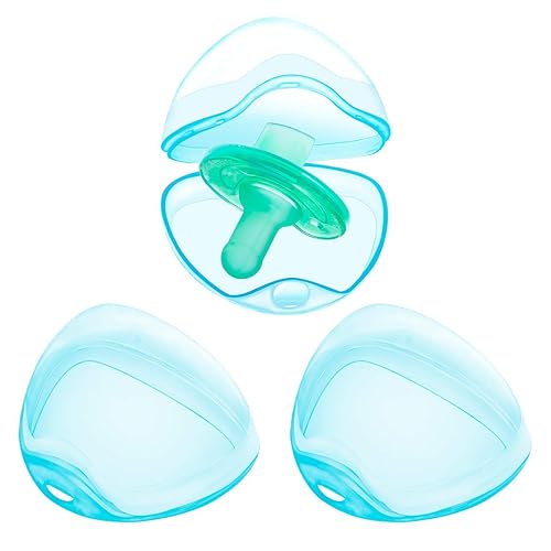 Miniatura 8 de Estuche para chupete Estuche para chupete Clip Binky Estuche para chupete Caja Chupete Accesorios 2 Pack Azul