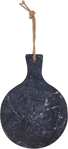 Tabla de cortar de mármol con mango Tablas de cortar de mármol para cocina Tabla de embutidos de mármol (blanco)