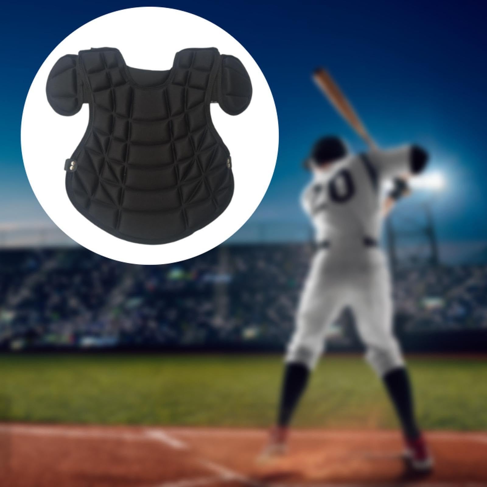Perfeclan Protector de Pecho para Receptor, Equipo de protección para softbol, Deportes al Aire Libre, Boxeo, béisbol, protección Corporal Ajustable