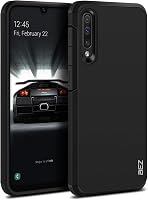 BEZ Páncél Tok Samsung Galaxy A50 / A30s Telefonhoz - Dupla Rétegű Ütésálló Védőtok Emelt Peremmel, Fekete 1