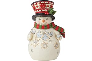 Jim Shore Heartwood Creek Multicolor Snowman Pint-size Figurine