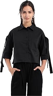 قميص قطن كلاسيكي حديث للنساء من كارينا، قطعة واحدة