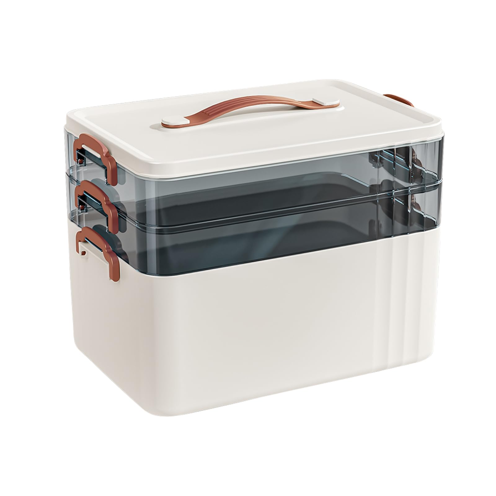 3-stöckige Medikamentenbox - Tragbar Mit Griff