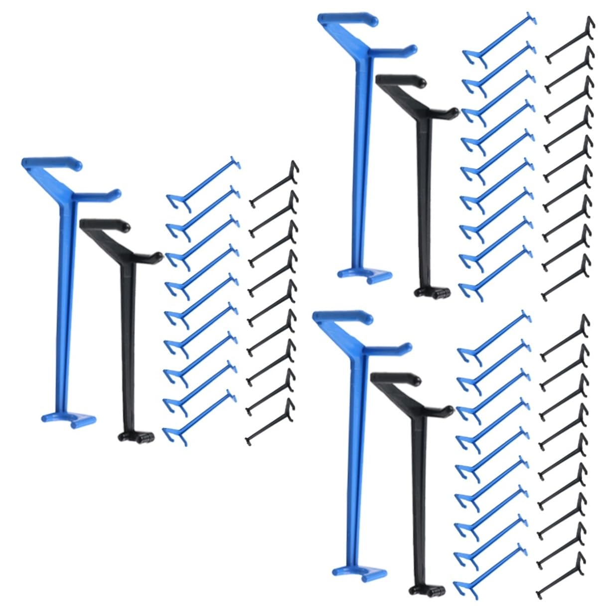Écarteur de branches UPKOCH pour arbres fruitiers | Lot de 150 tuteurs réglables noirs et bleus