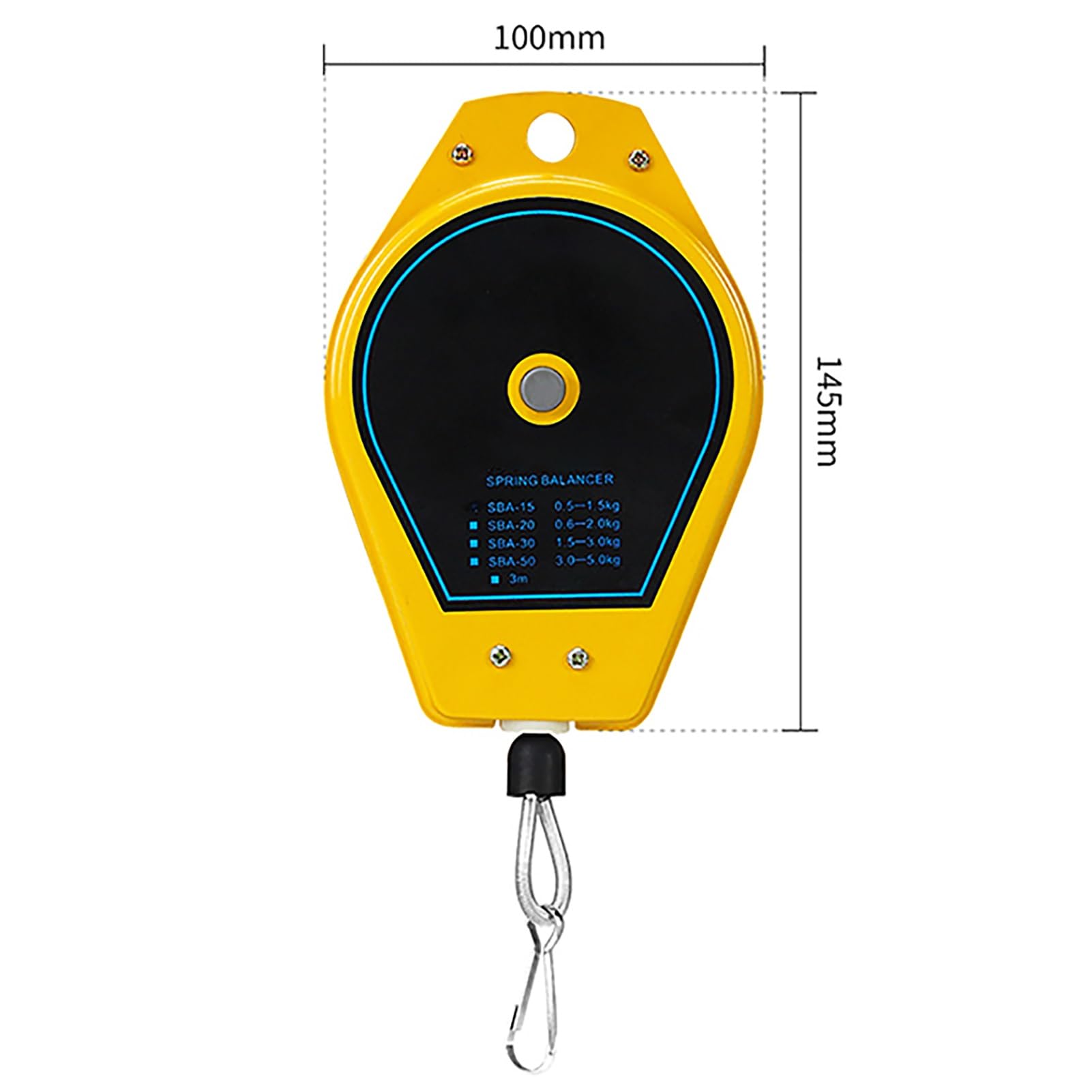 Workshop Equipment Retractable Spring Balancer - 3m Self-Locking Tool ...