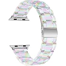 Microsonic Apple Watch Series 9 41mm Kordon Knitted Fabric Loop Apple Watch Series 9 41mm ile Uyumlu Kordon, Ak ll  Saat Kay