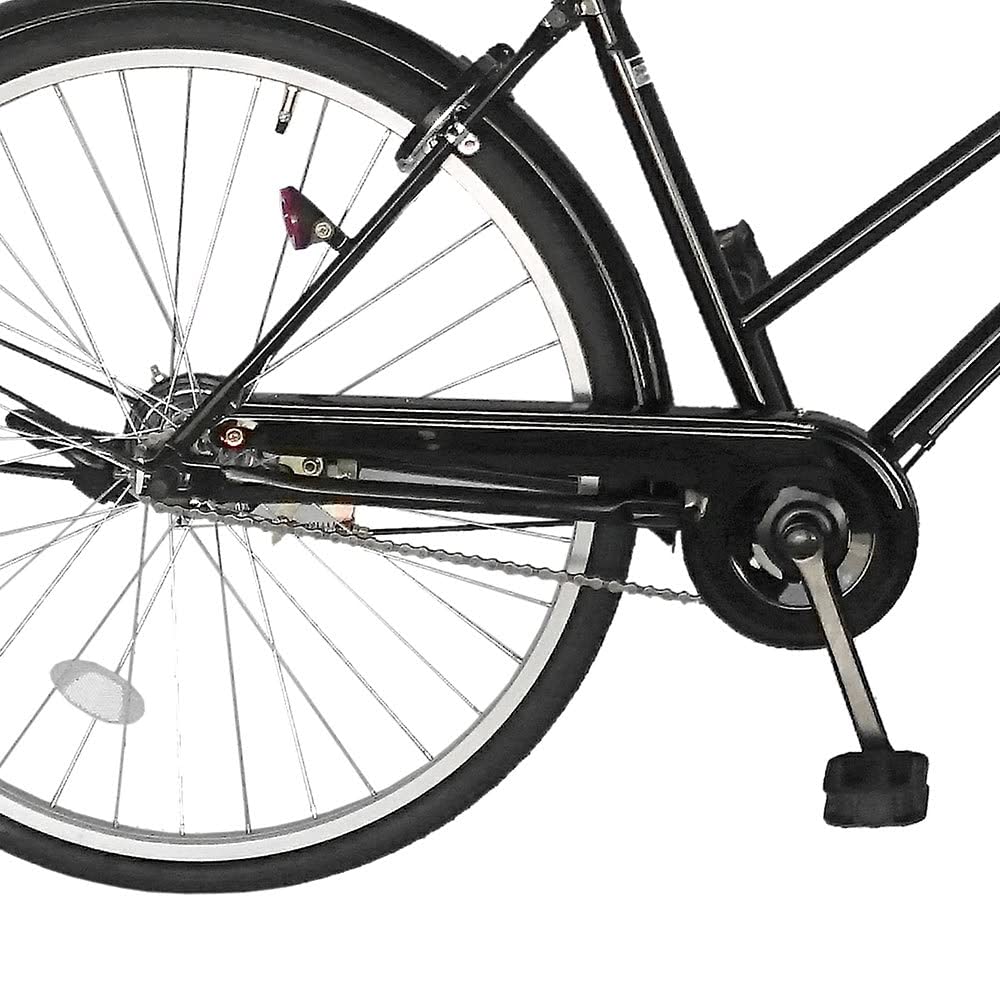 Amazon | シティサイクル ブラック 黒 完全組立 自転車 27インチ ギア 