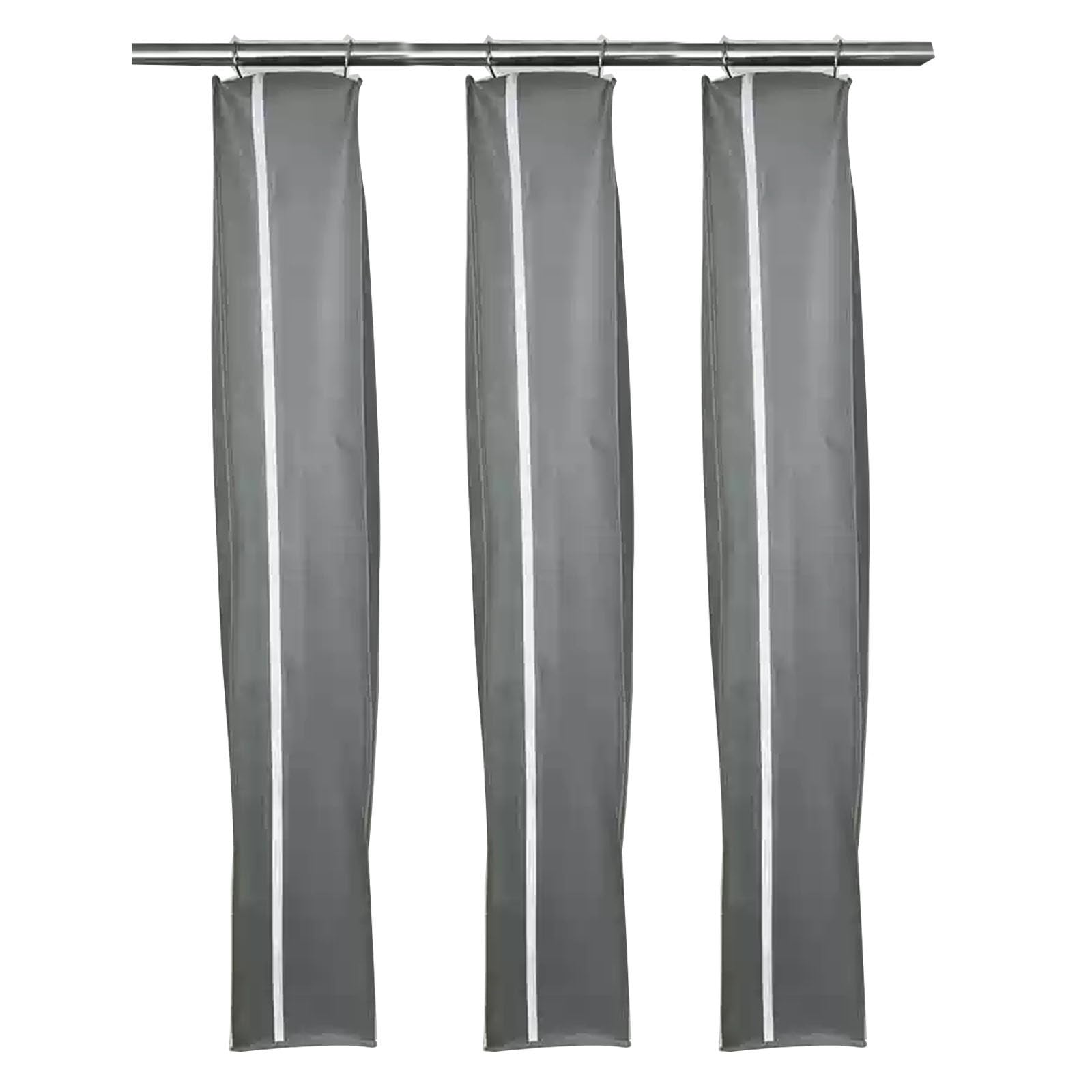 Funda para pantalones, protección contra el polvo para almacenamiento, bolsas de ropa colgantes de 41 pulgadas + 6 pulgadas