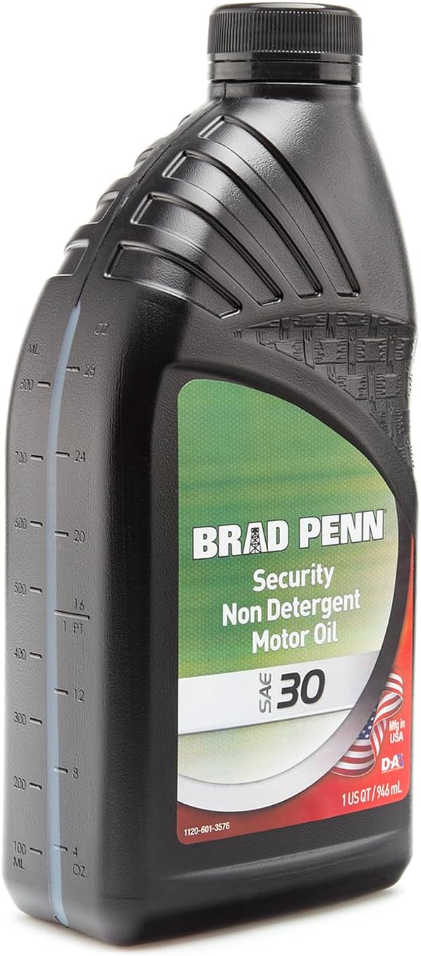 PENNGRADE 70306, Security Non-Detergent Motor Oil SAE 30, 1 Quart (4 Pack)