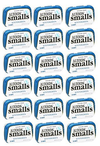 Altoids Smalls Mint Sugar Free Wintergreen Tin 18ct - Tj by Altoids