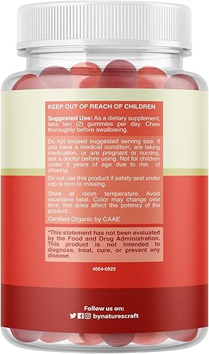 Miniatura 2 de Gomitas orgánicas de vitamina D para adultos  Gomitas diarias de apoyo inmunológico con vitamina D3 vegana 2000 UI  Gomitas orgánicas de vitamina D3