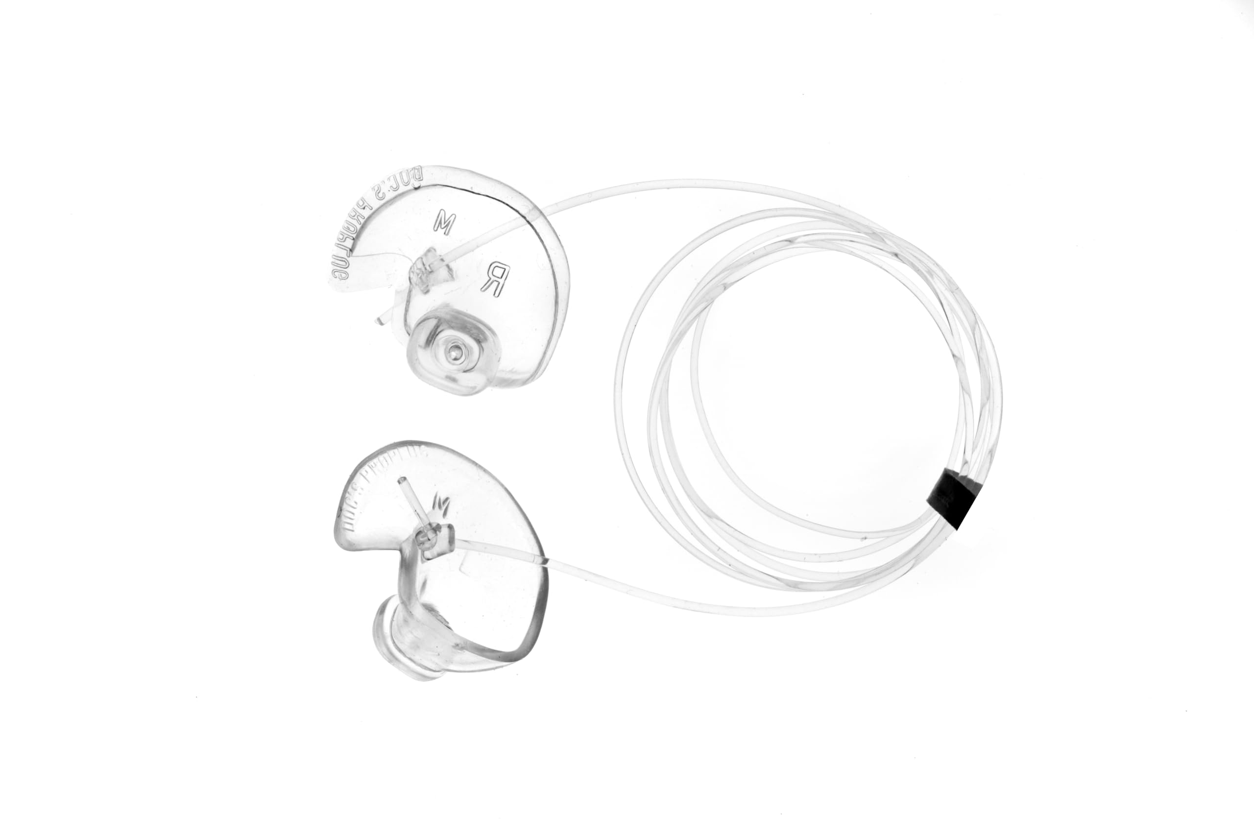 Doc's Pro Plugs DFFL5 Medium Vented Pro Ear Plugs with Leash, Clear